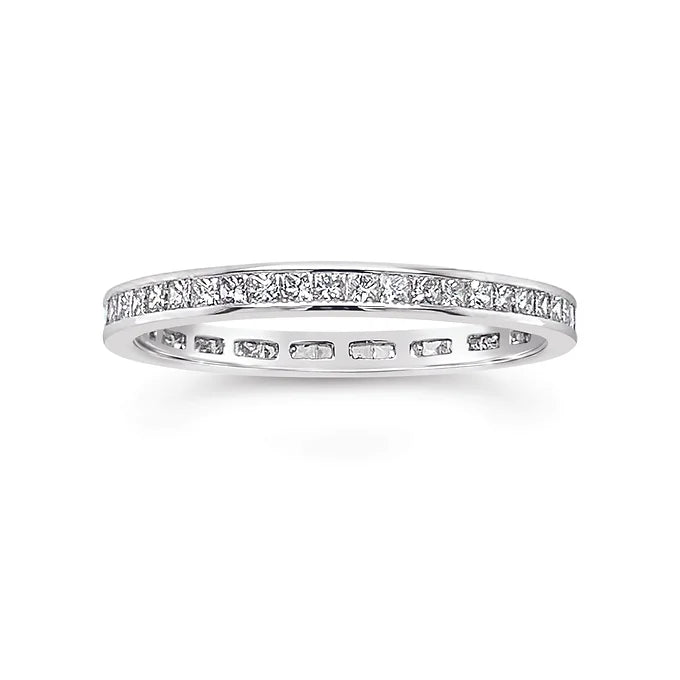 14k Channel Set Diamond Ring