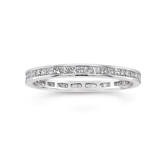 14k Channel Set Diamond Ring