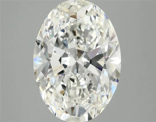 3.91ct Oval Lab Grown Diamond (Colour G, Clarity VVS2, IGI Certified)