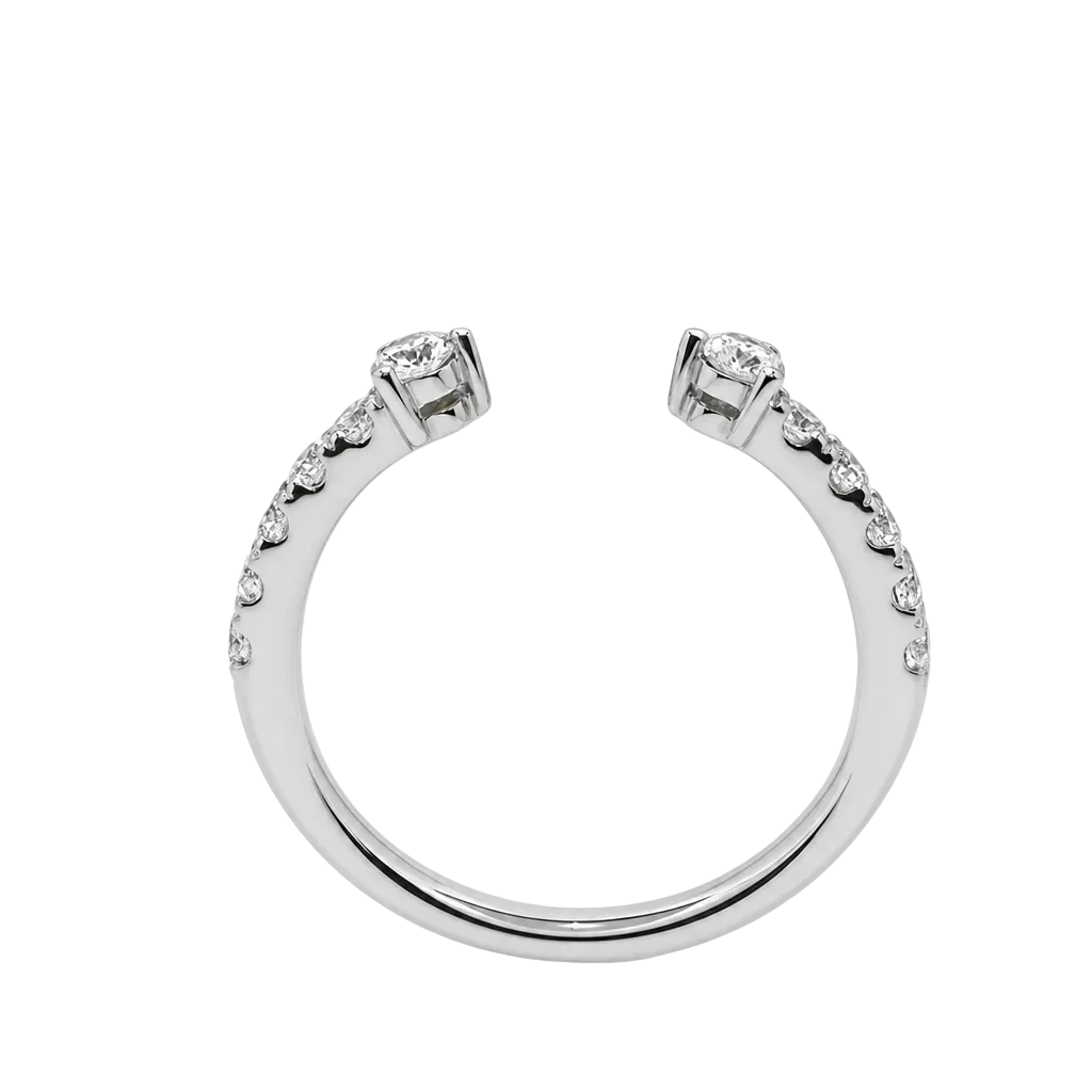 14KW Open Shank Diamond Band